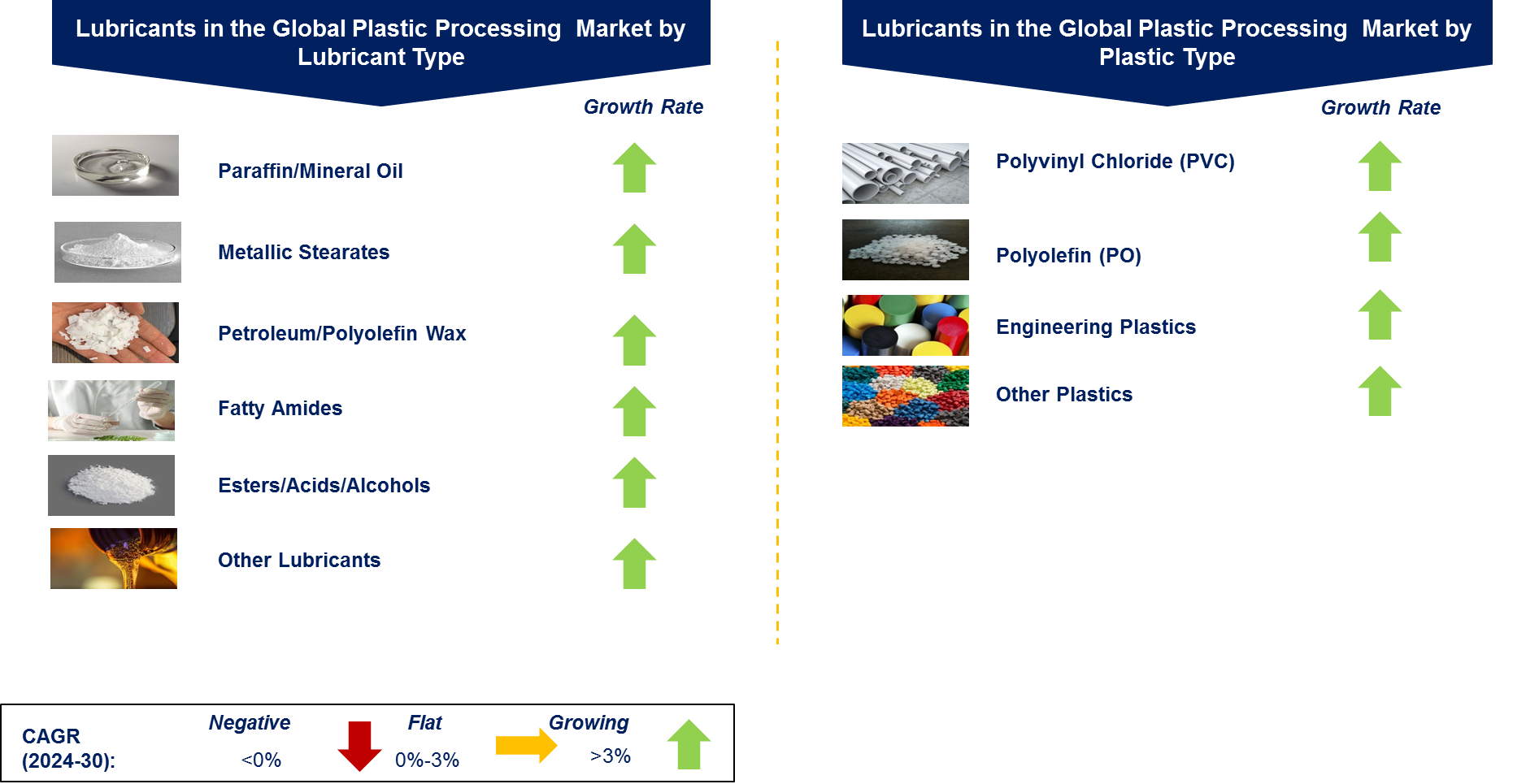 Lubricants in the Global Plastic Processing Market by Segment